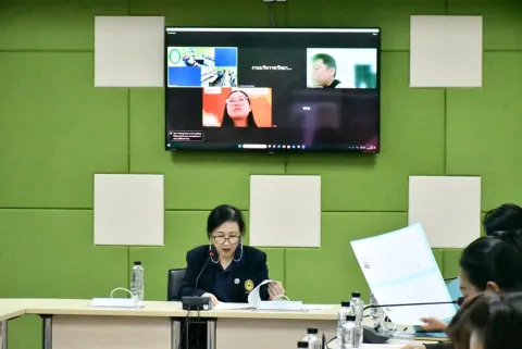 ประชุมคณะกรรมการดำเนินงานจัดการความรู้และนวัตกรรมในระดับมหาวิทยาลัย ประจำปีงบประมาณ 2567