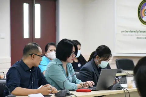 ประชุมคณะกรรมการดำเนินงานจัดการความรู้และนวัตกรรมในระดับมหาวิทยาลัย ประจำปีงบประมาณ 2568