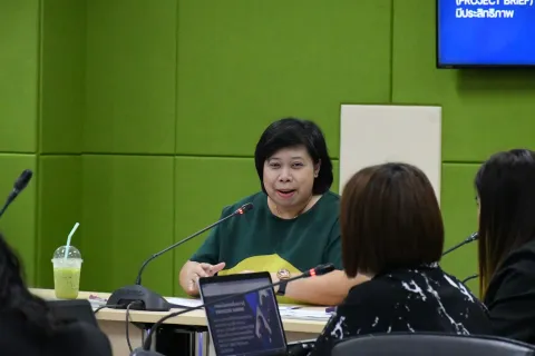 ประชุมคณะกรรมการดำเนินงานจัดการความรู้และนวัตกรรมในระดับมหาวิทยาลัย ประจำปีงบประมาณ 2568